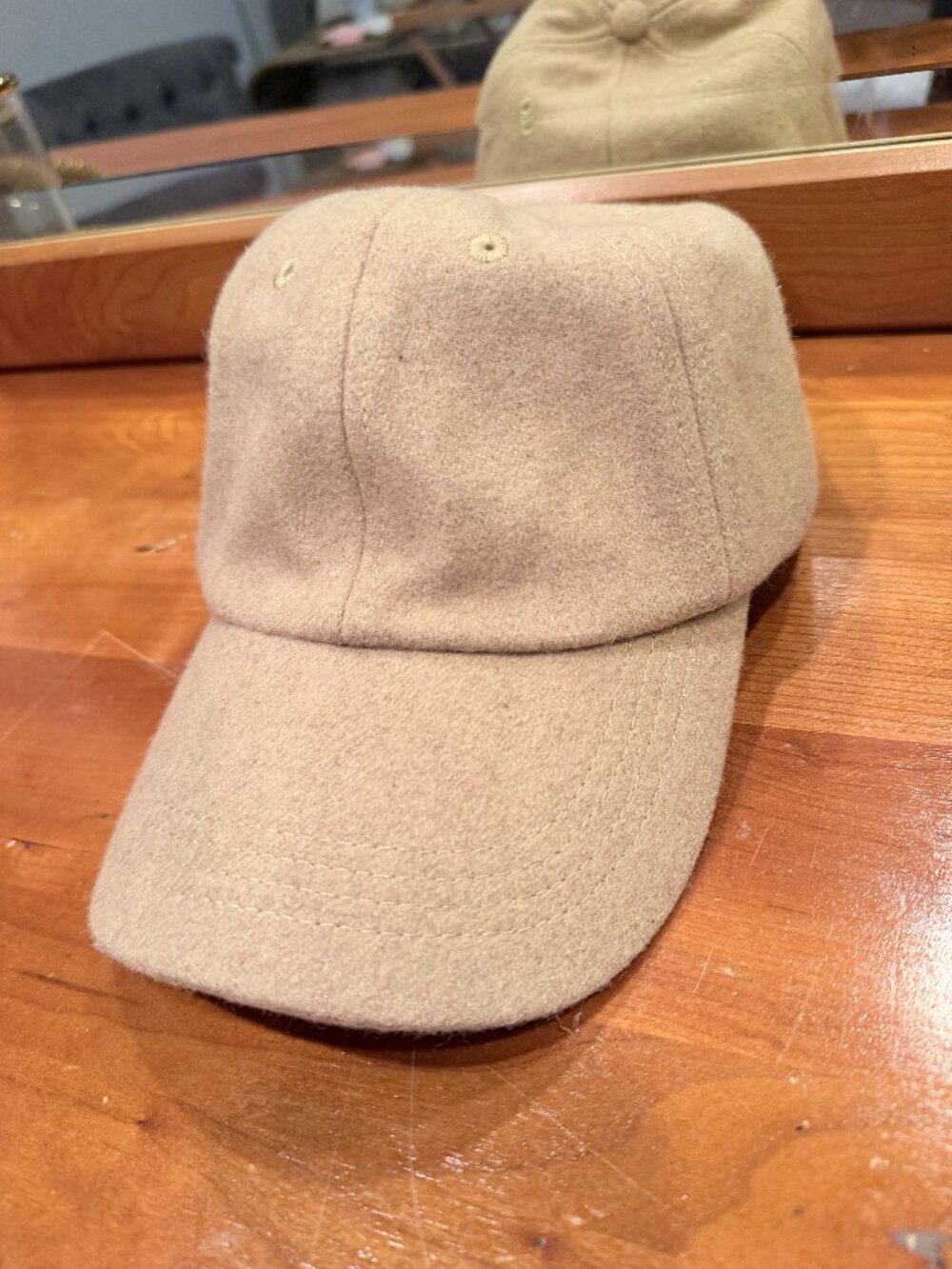 LOFT Camel Wool Blend Baseball Cap Adjustable